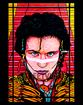 Adam Ant Illustration