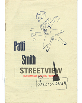 Patti Smith - A Useless Death 12 page poety pamphlet No 214